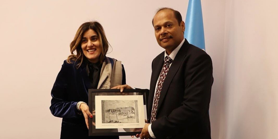 Visit from representatives from India